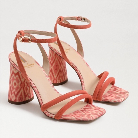 SAM EDELMAN Women's Chunky Heel Strappy Sandals - Picture 7 of 15